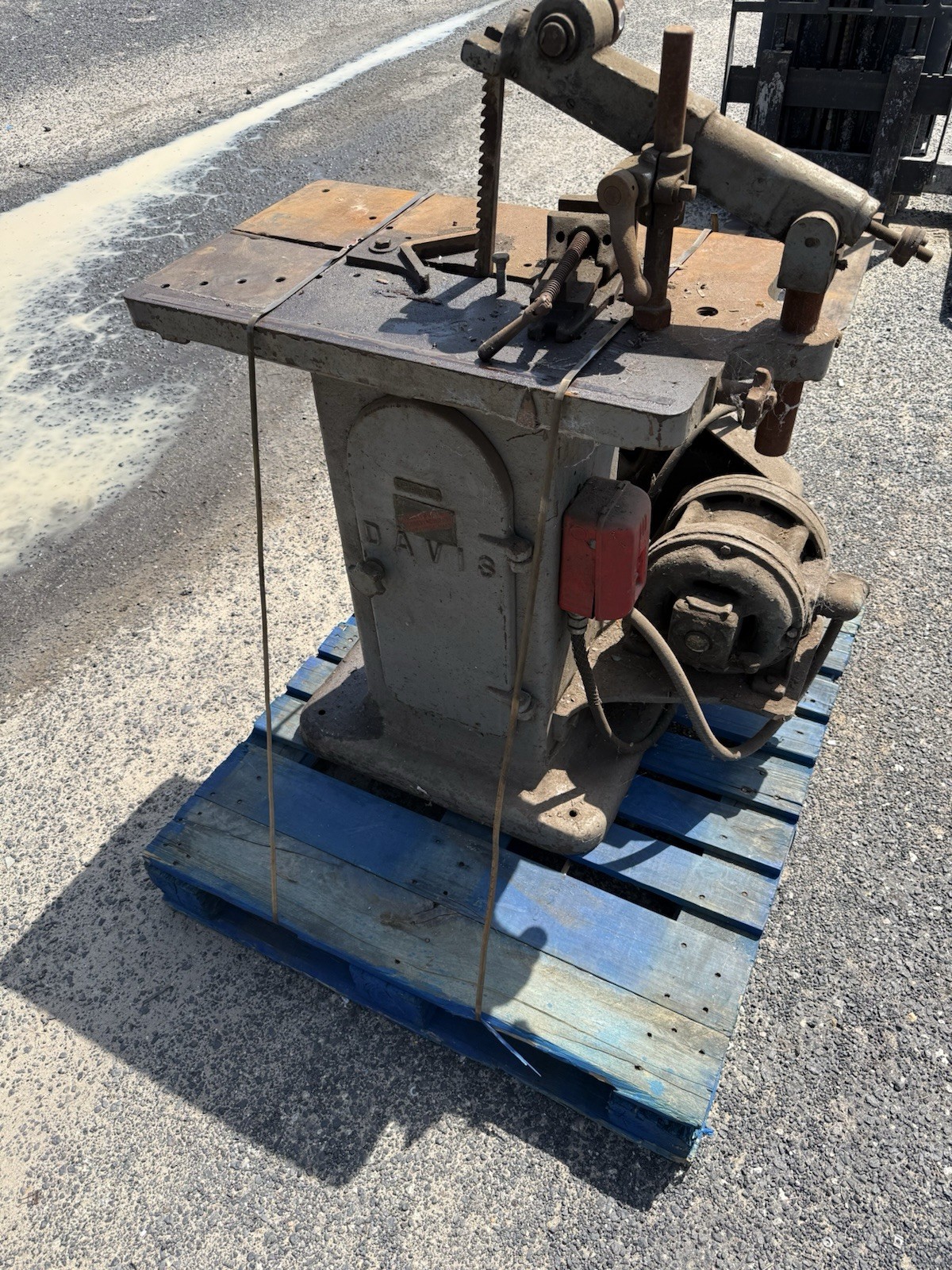 Antique Davis No. 1 Keyseater Rochester NY Vintage Keyway Cutter Machine