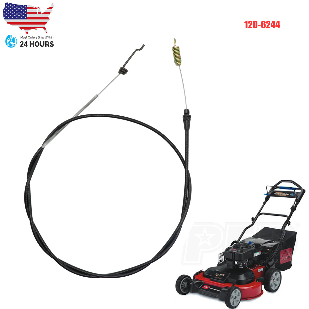 Traction Cable for Toro TimeMaster Lawn Mower 120-6244 20199 20200 20977