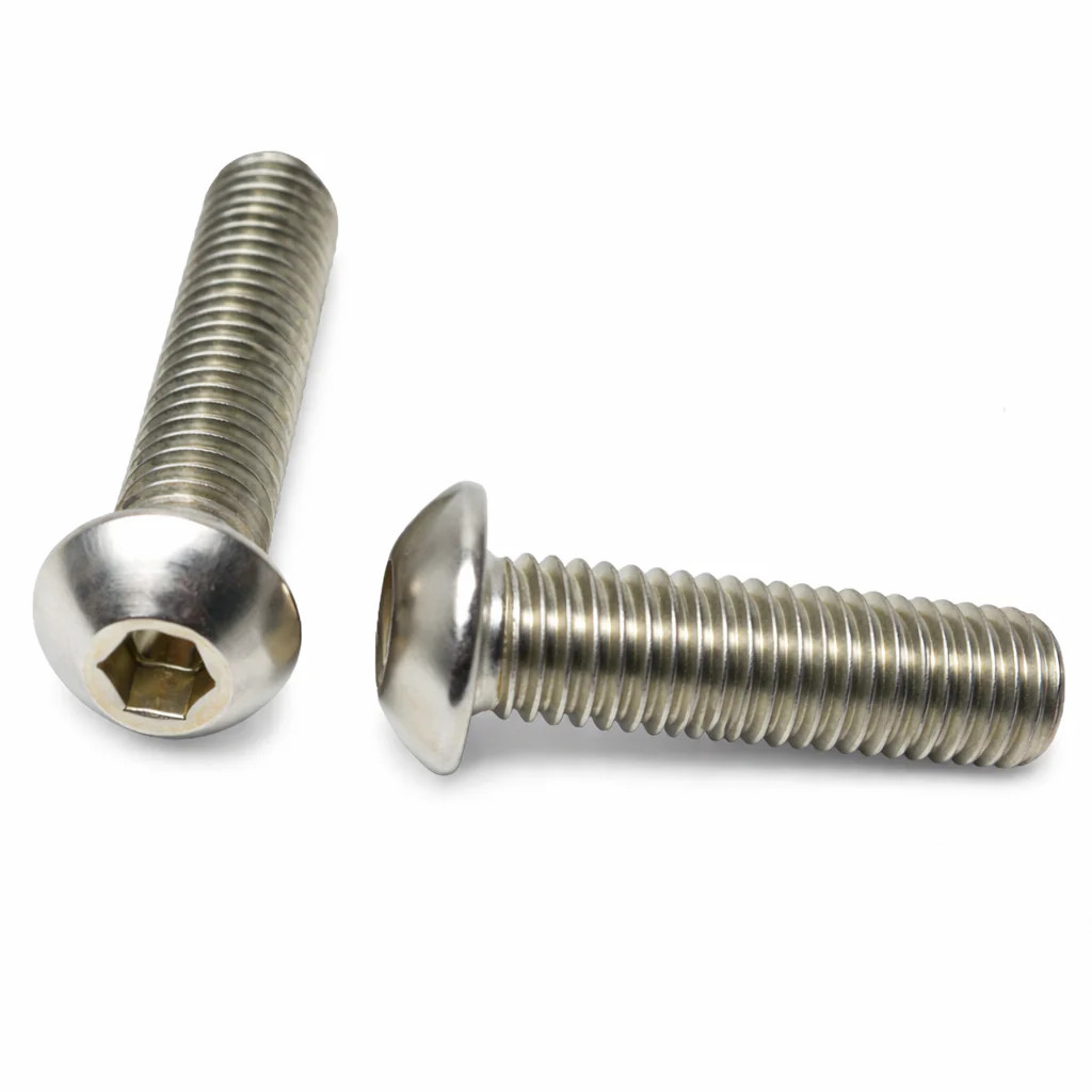 BULK BOX M5-0.80x40 MM Button Socket Caps Coarse Stain A2 2000pcs