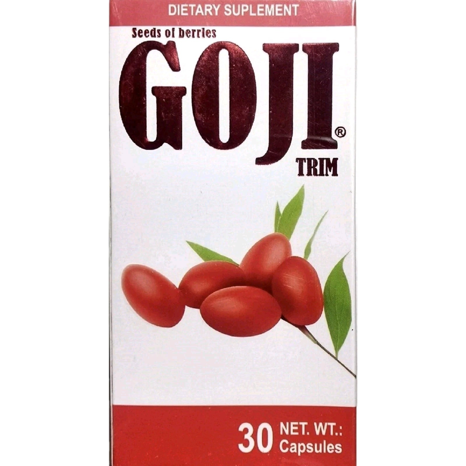 GOJI TRIM 30 Caps 500 mg ea 100% ORIGINAL GOJI GOJI TRIM 30 Caps 500 mg ea 100% ORIGINAL GOJI