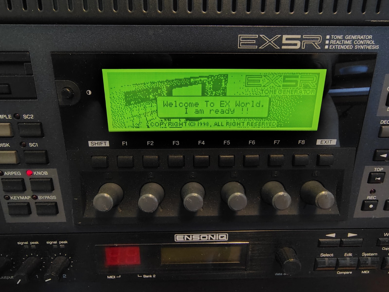 Yamaha EX5R multi-engine rack mount synthesizer module