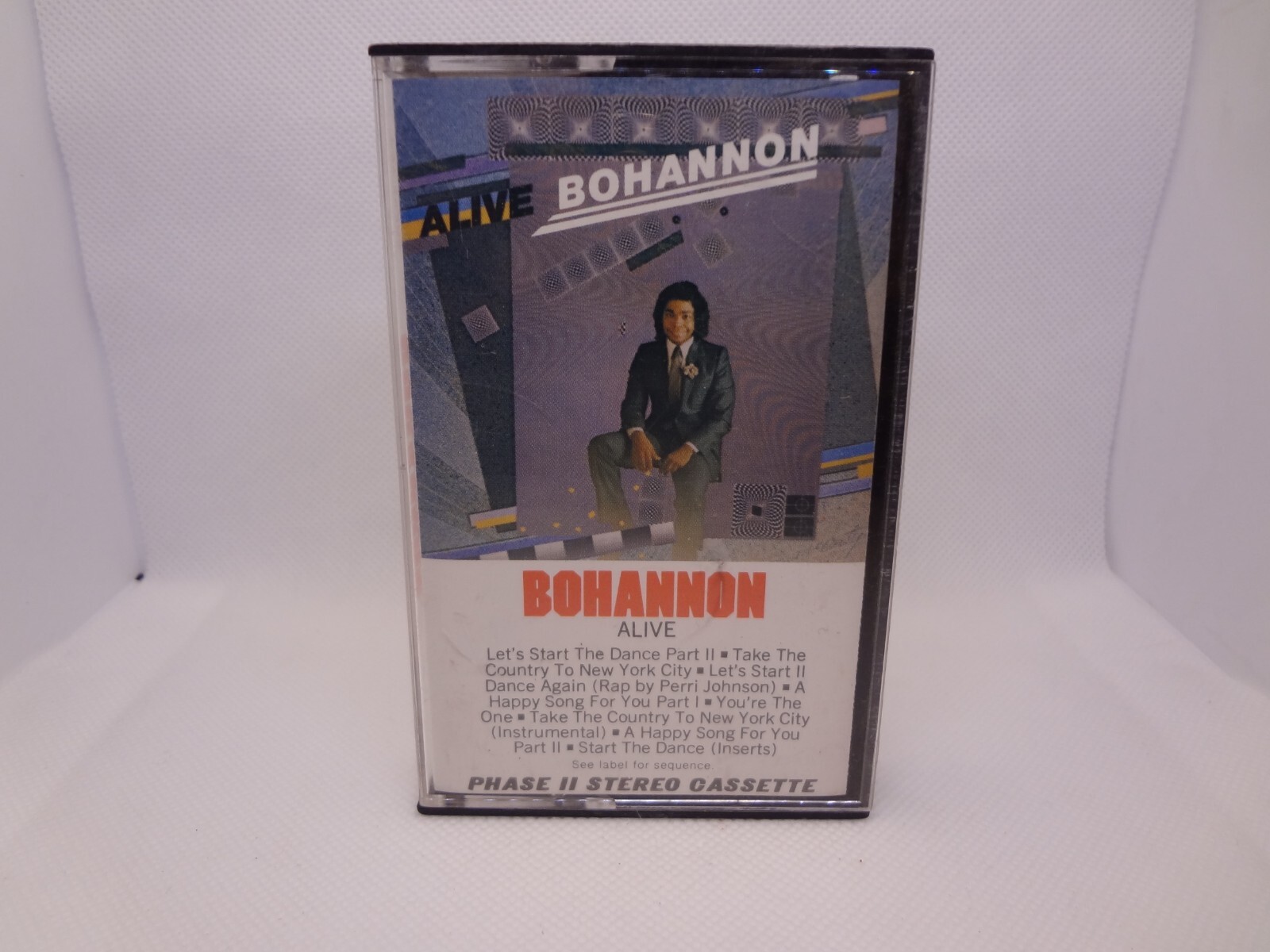 BOHANNON - ALIVE - Cassette - 1981 - (FZT 37699) - Rare BOHANNON - ALIVE - Cassette - 1981 - (FZT 37699) - Rare