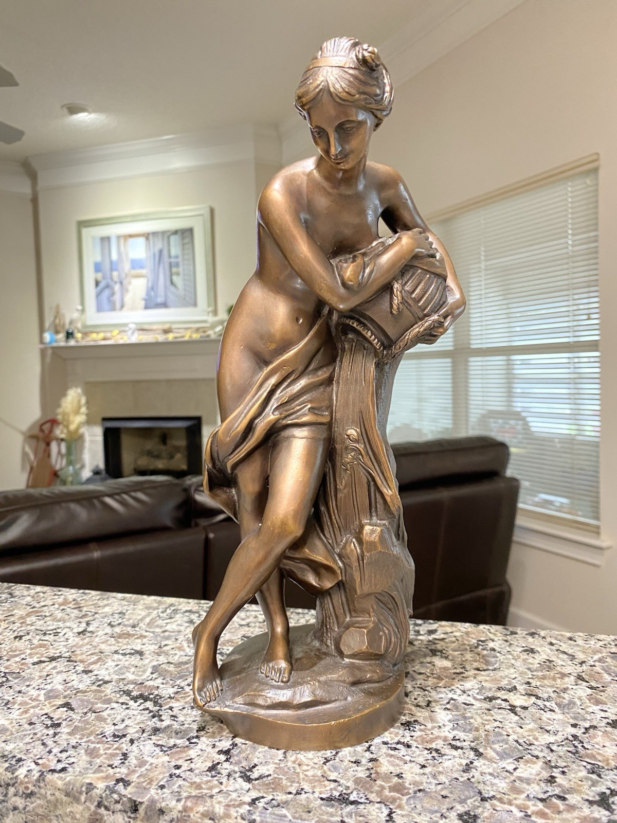 Authentic Heavy Bronze Sculpture Statue By Petrov Lady Russian Museum Quality Authentic Heavy Bronze Sculpture Statue By Petrov Lady Russian Museum Quality
