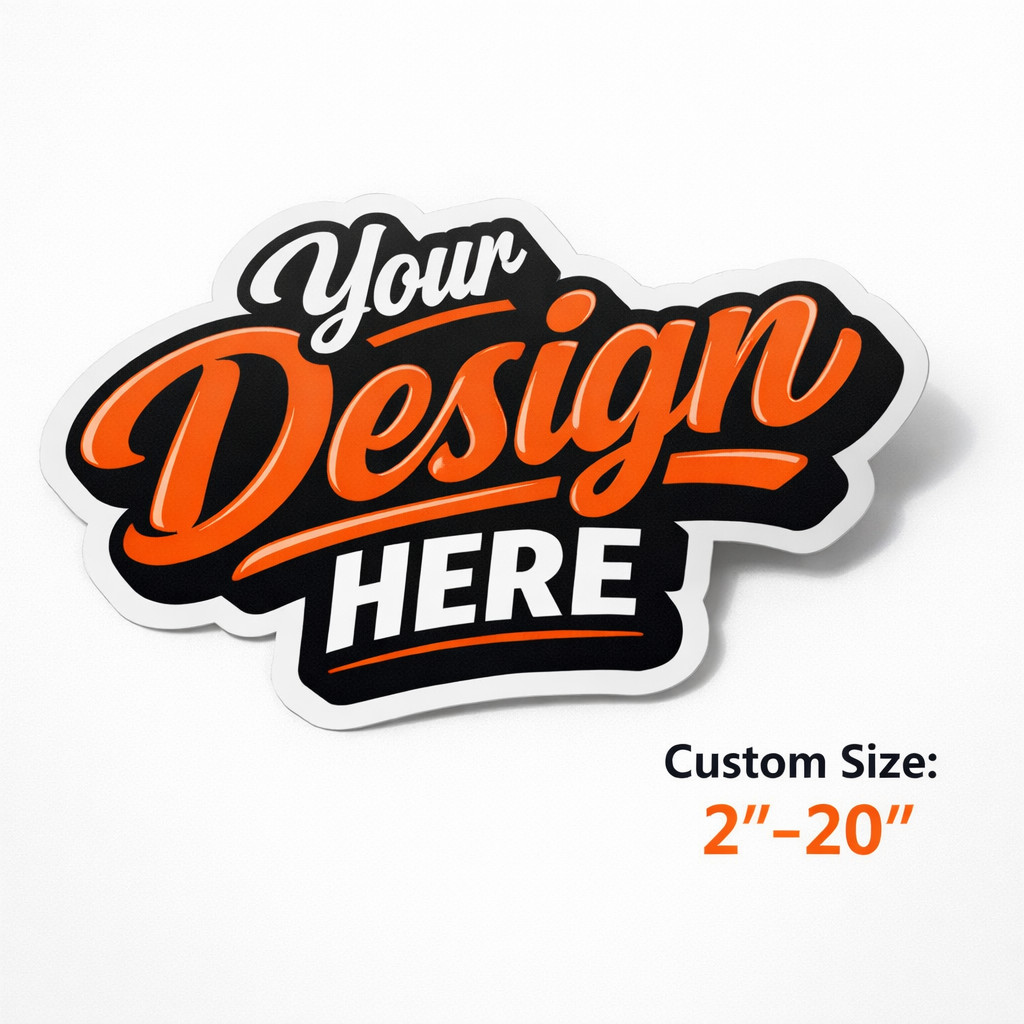Custom Logo Stickers Vinyl Die Cut Decals Waterproof UV Resistant 2 Custom Logo Stickers Vinyl Die Cut Decals Waterproof UV Resistant 2