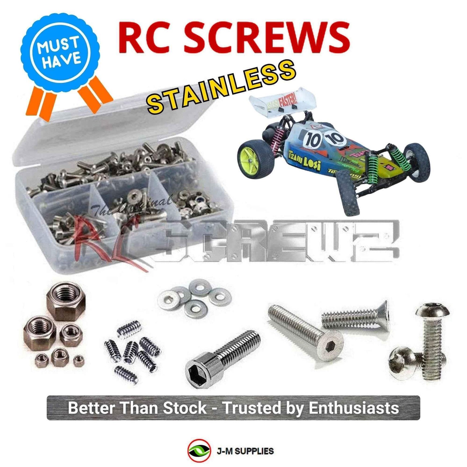 RCScrewZ Stainless Screw Kit los011 for Losi XX CR Graphite Plus (A0026) | SET