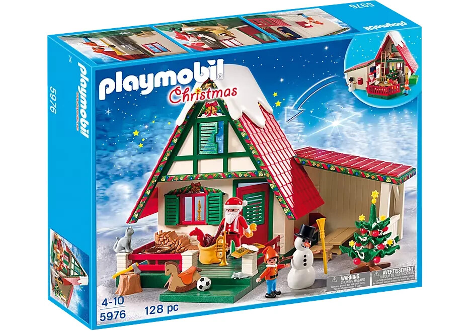 PLAYMOBIL  5976 SANTA\'S HOME ELF CHRISTMAS SANTA HOUSE - NIB