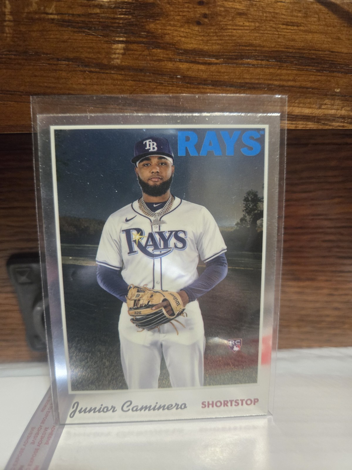 Topps 2024 Topps Chrome Lids Mitchell & Ness Junior Caminero Rays #17 RC
