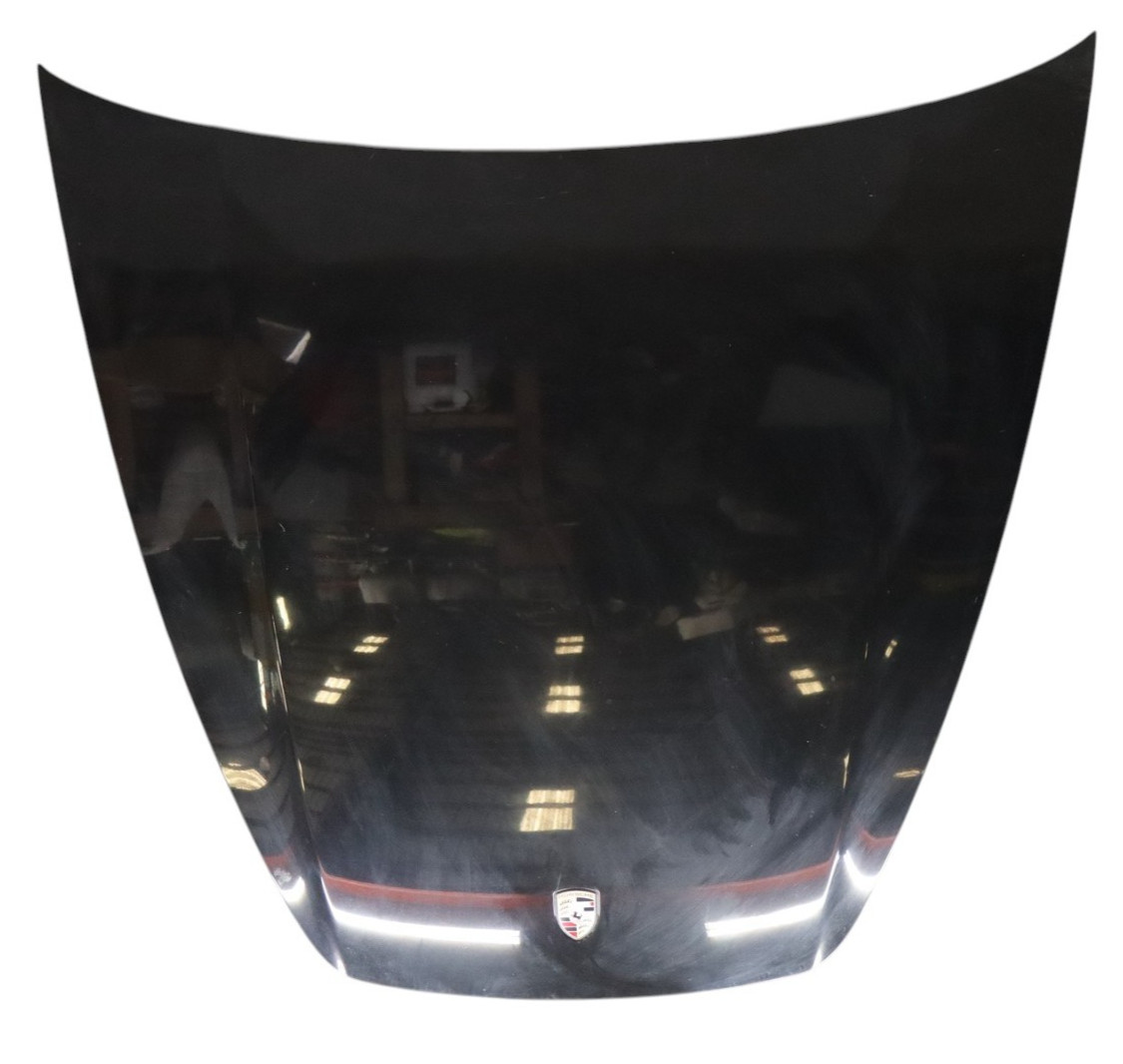 11-14 Porsche Cayenne Front Hood Bonnet Cover Panel Assembly Black Oem