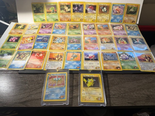 gym hero\'s Pokémon cards lot 37 cards in perfect condition