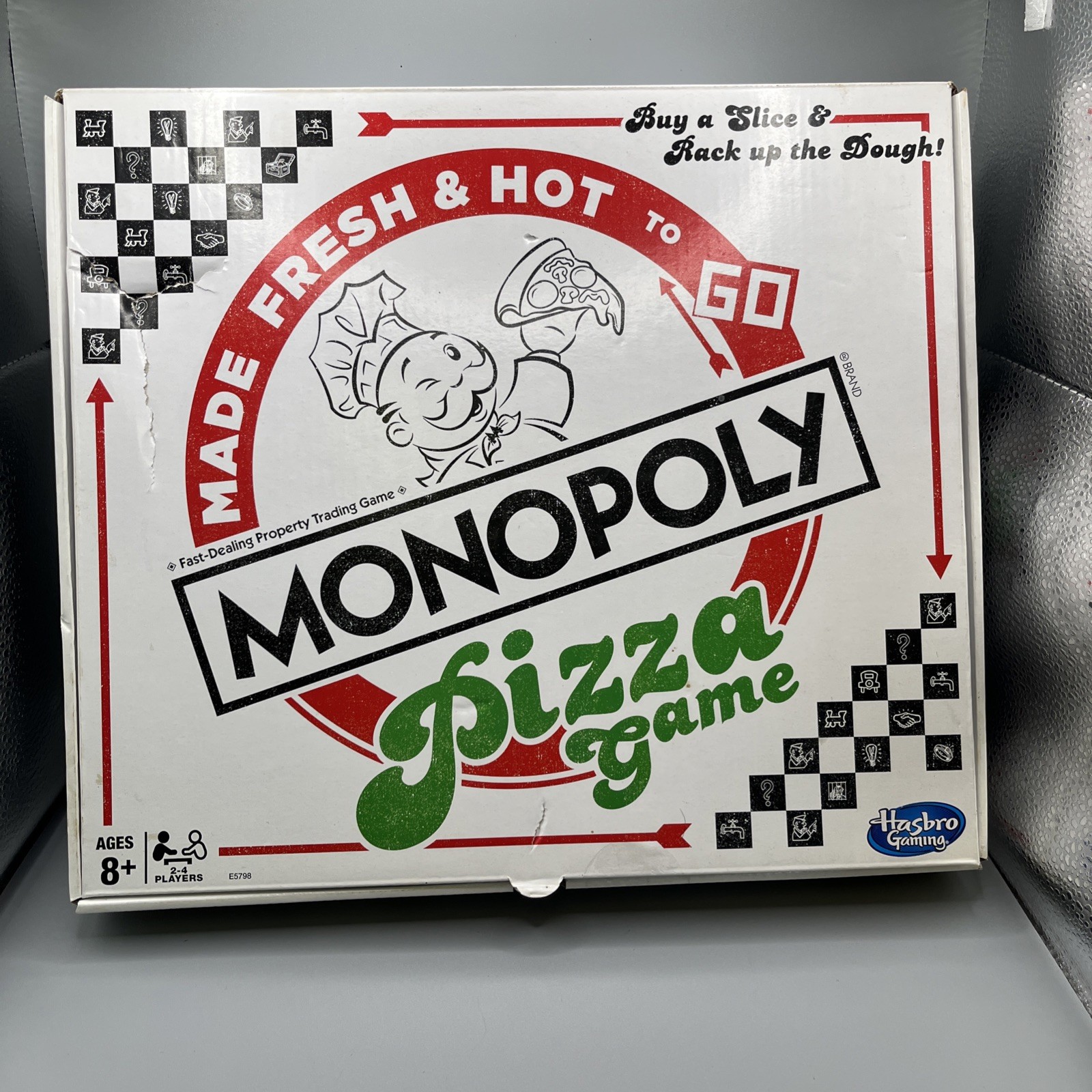 Hasbro Monopoly Pizza Game Board Game Complete
