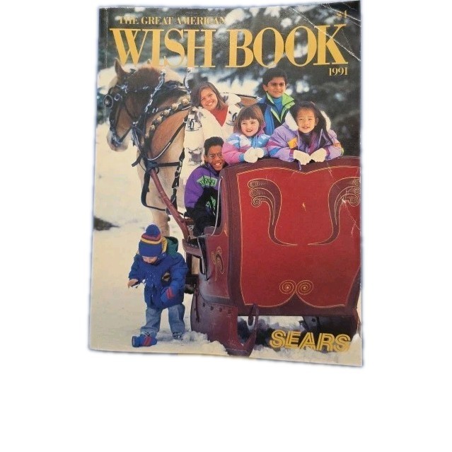 Vintage 1991 Sears Wish Book LEGOS Levi's Barbie's Original Forms Vintage 1991 Sears Wish Book LEGOS Levi's Barbie's Original Forms