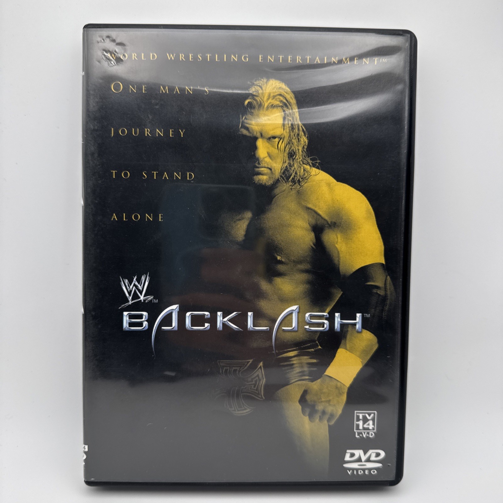 WWE Backlash 2002 DVD WWF Triple H CIB Complete WWE Backlash 2002 DVD WWF Triple H CIB Complete