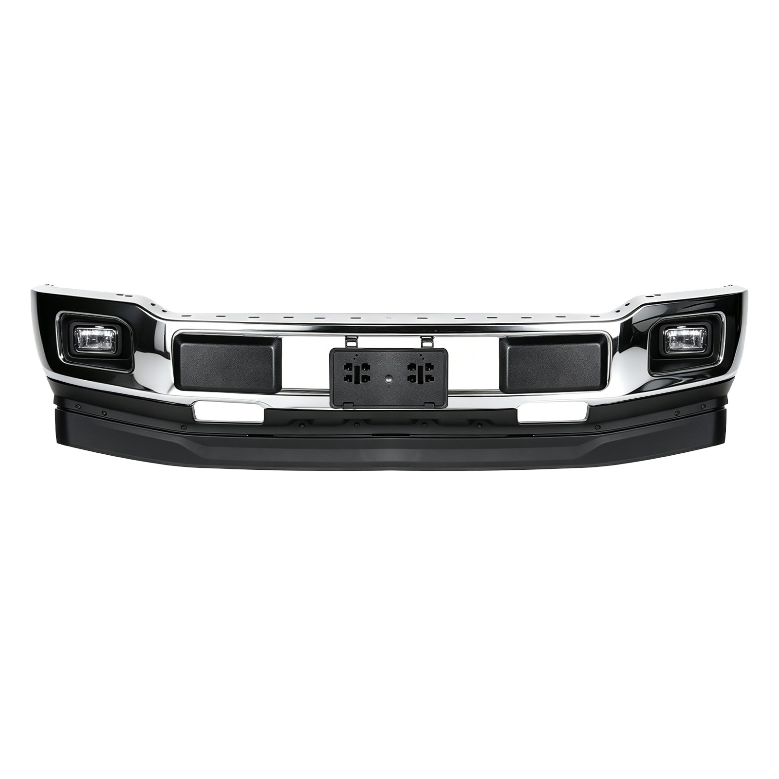 For 2018-2020 Ford F-150 Front Bumper Grille Cover Aeesmbly Steel W/Fog Light For 2018-2020 Ford F-150 Front Bumper Grille Cover Aeesmbly Steel W/Fog Light