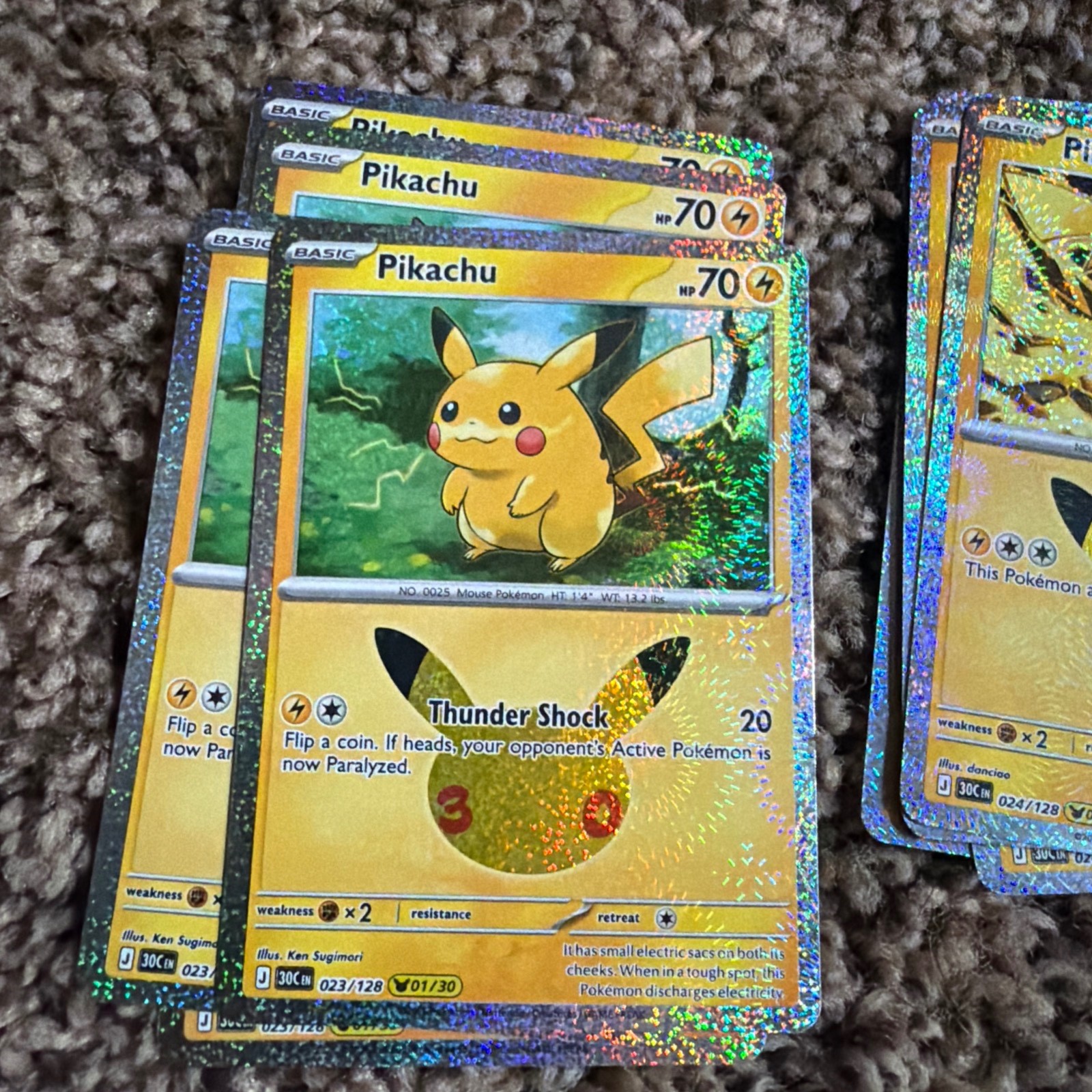 Pokemon TCG 30th Anniversary Pikachu