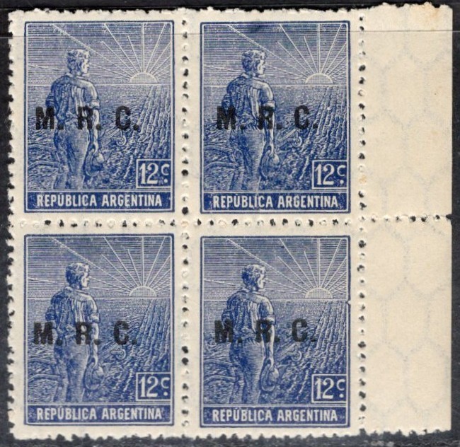 ARGENTINA 1913 OFFICIAL STAMP Sc. # OD 322a MNH SURCHARGED \ ARGENTINA 1913 OFFICIAL STAMP Sc. # OD 322a MNH SURCHARGED \