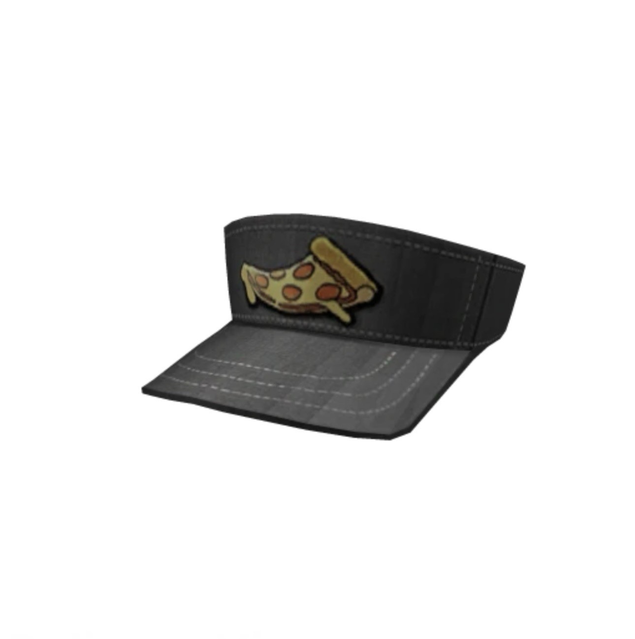 Robl0x | Pizza Delivery Visor Hat Work at a Pizza Place Series 1 - RARE Toy Code