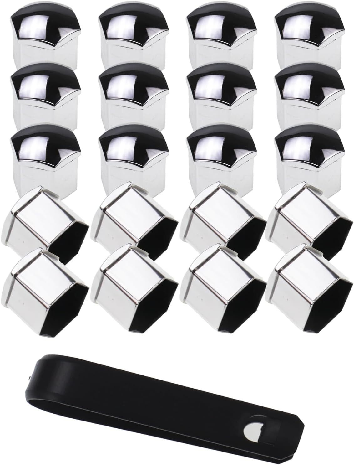 20 Pcs Wheel Lug Nut Covers Bolt Caps,17Mm Silver Universal Anti-Rust Car Tire 20 Pcs Wheel Lug Nut Covers Bolt Caps,17Mm Silver Universal Anti-Rust Car Tire