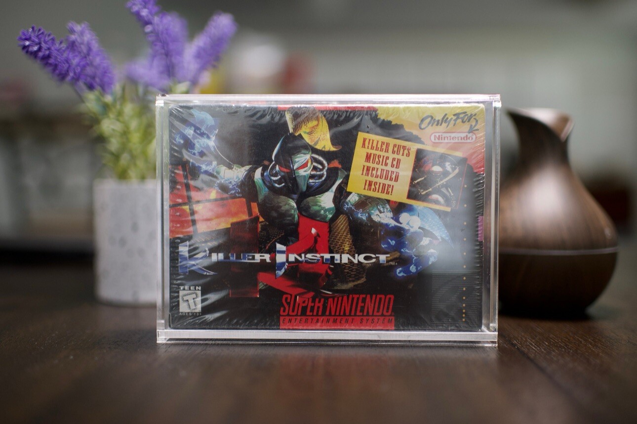 RetroGuard- Super Nintendo SNES/N64 Video Game Box UV Acrylic display