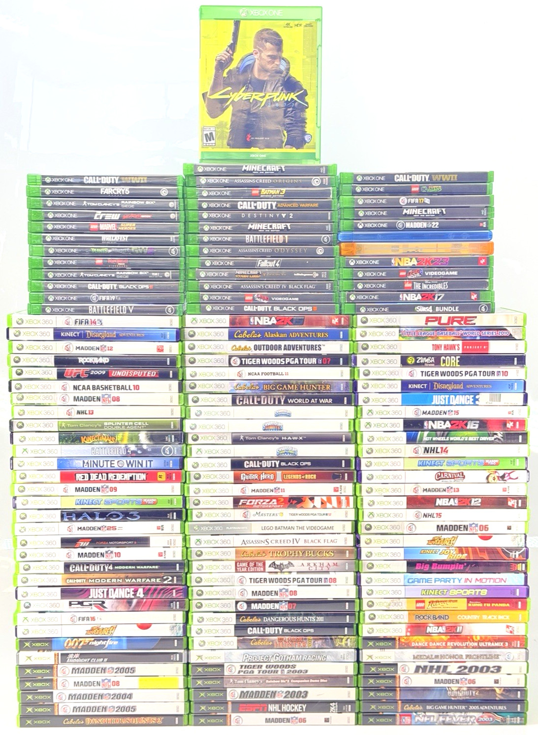 [XBOX GAMES] Massive Lot Of (*134* GAMES) xBox OG, 360, One, X/S, *HAND SORTED*