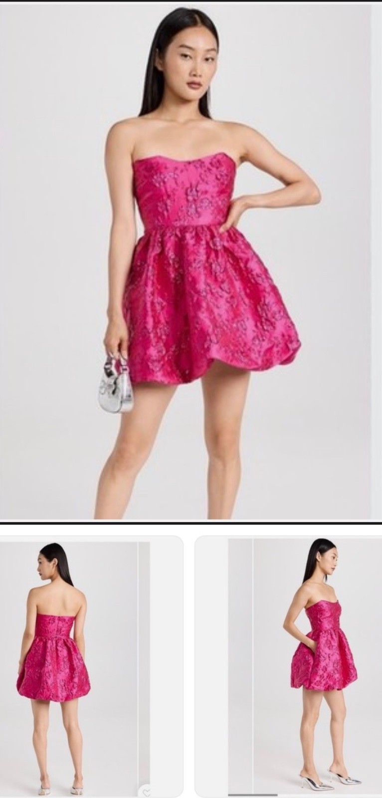 New Amanda Uprichard Addison Fuchsia Bubble Dress Pink Sz L NWT $236 SOLD OUT New Amanda Uprichard Addison Fuchsia Bubble Dress Pink Sz L NWT $236 SOLD OUT