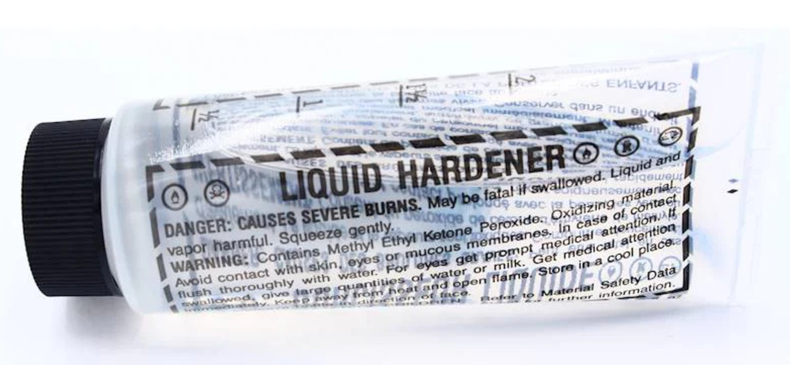 USC 30015 Clear Liquid Hardener (MEKP) - Cures Fiberglass Resin - 2 oz Tube USC 30015 Clear Liquid Hardener (MEKP) - Cures Fiberglass Resin - 2 oz Tube