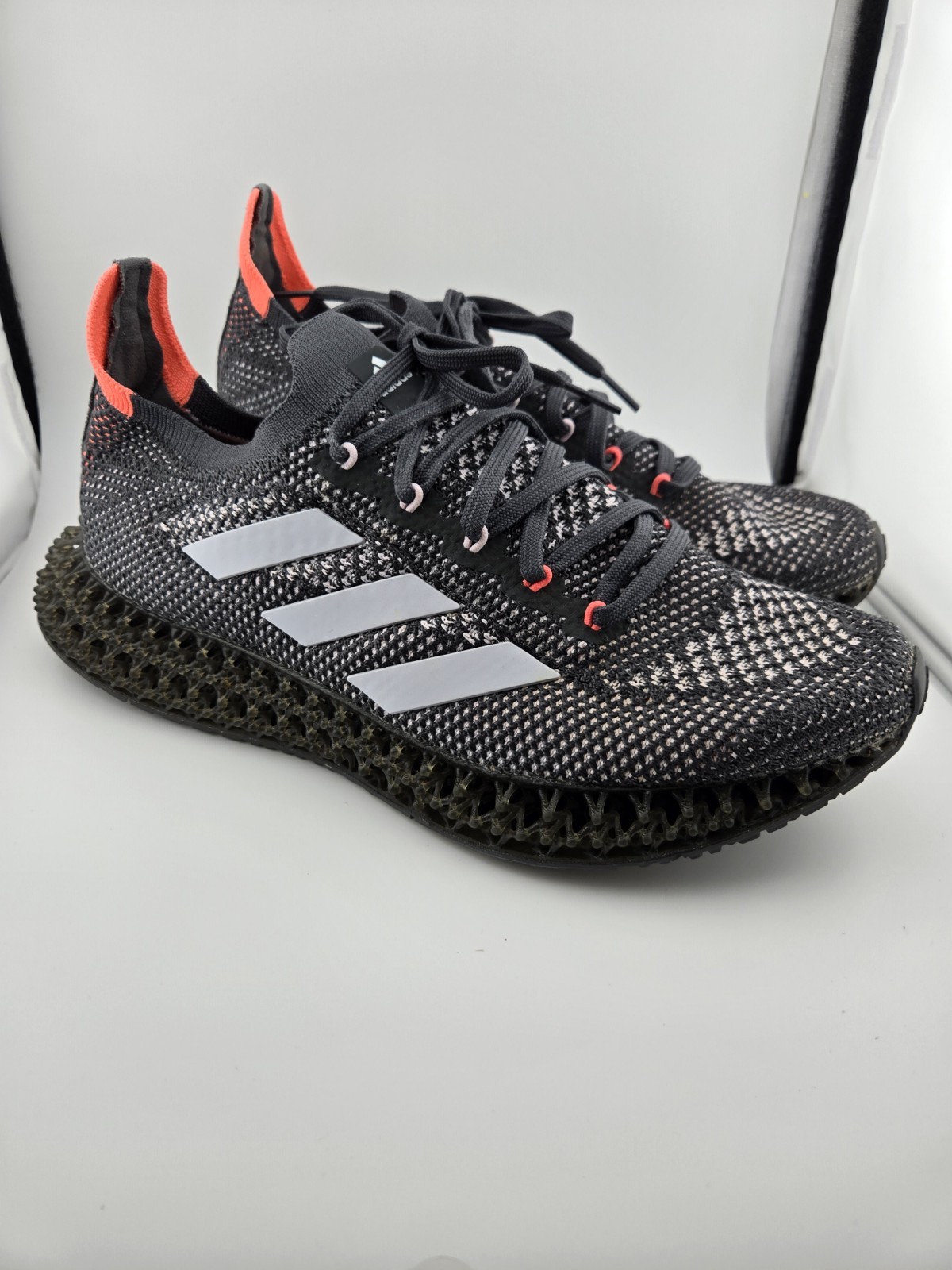Adidas Men\'s Running Shoes Alphaedge 4D Lattice Sneakers Gray Pink GX2972 2021 Adidas Men\'s Running Shoes Alphaedge 4D Lattice Sneakers Gray Pink GX2972 2021