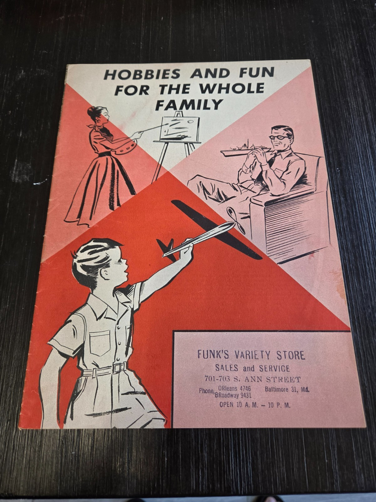 Vintage 1954 Hobbies & Fun for The Whole Family, Kramer Bros. Hobby Catalog Vintage 1954 Hobbies & Fun for The Whole Family, Kramer Bros. Hobby Catalog