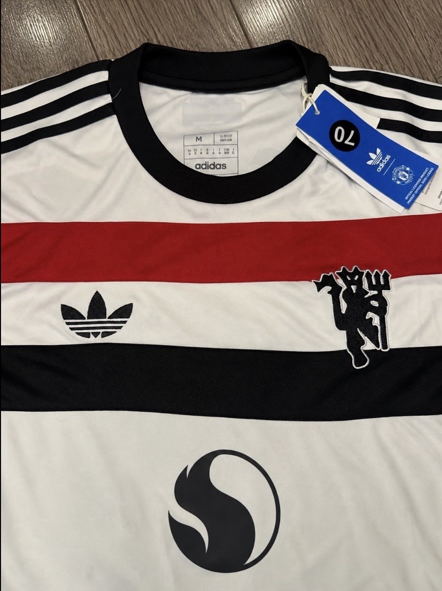 Adidas Manchester United Marcus Rashford #10 Soccer Jersey – White – Size M