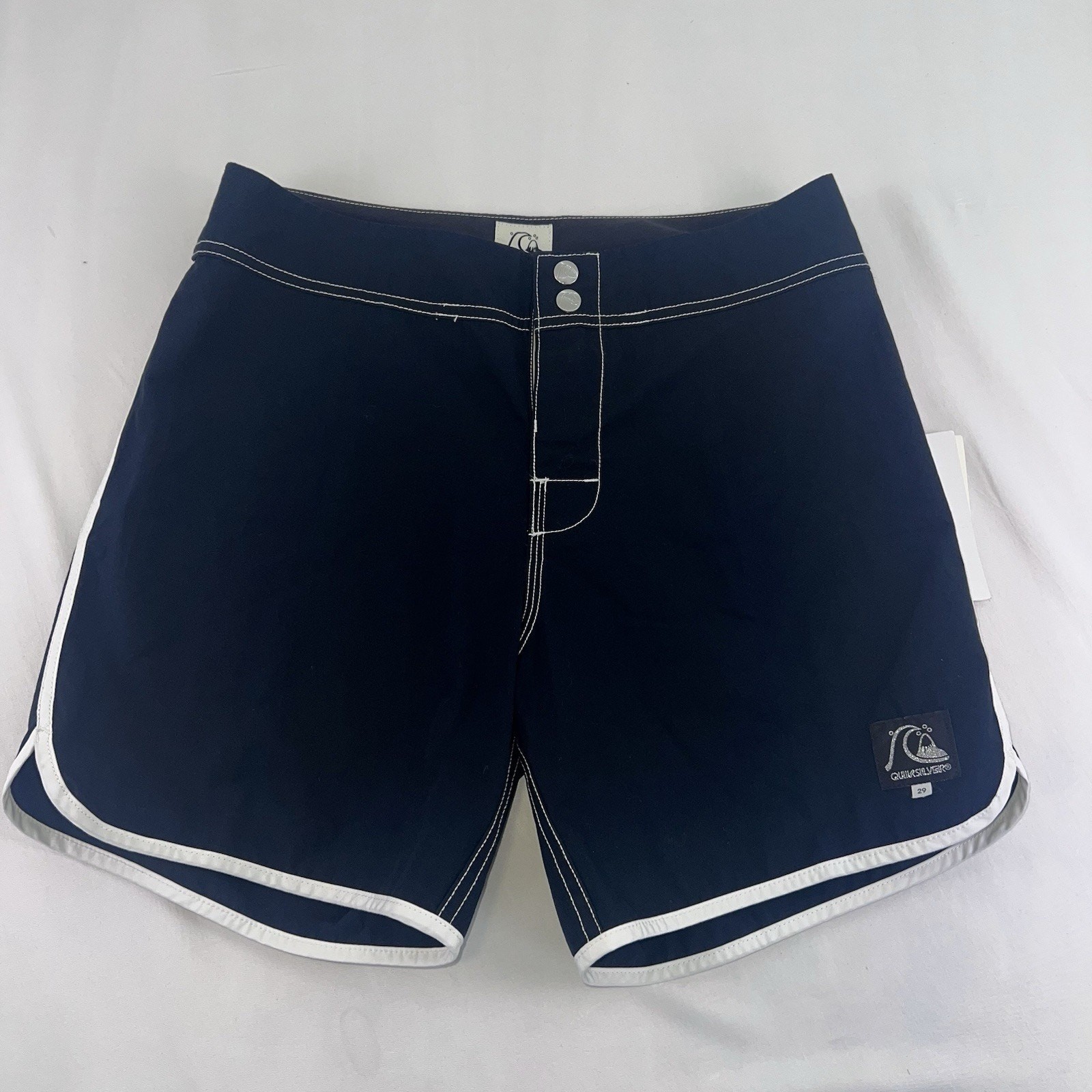 Quiksilver Women’s Boardshorts Size 29 Black White Trim Surf Shorts NWT