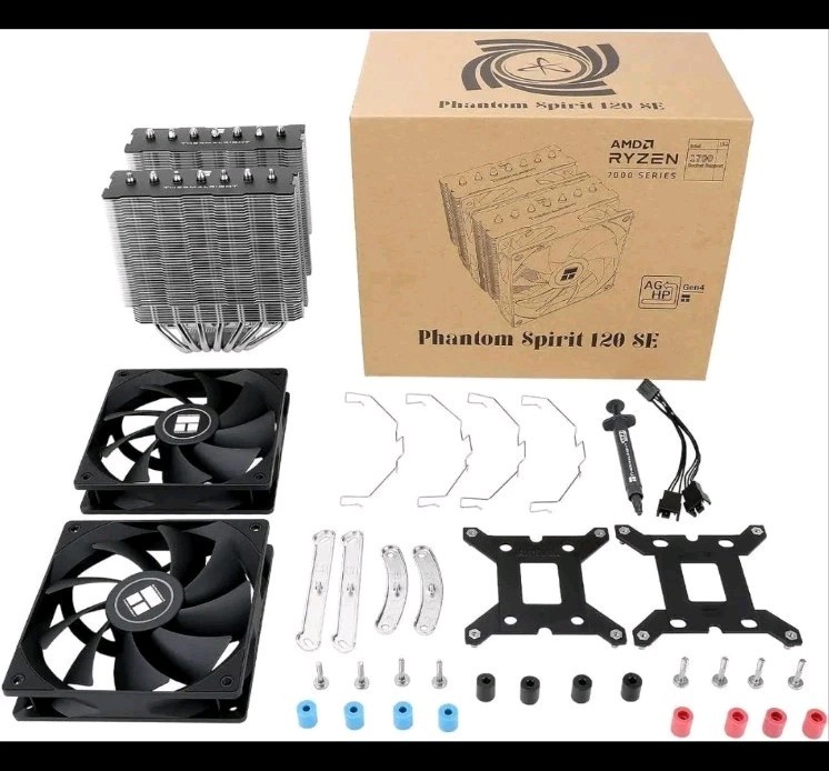 Thermalright Phantom Spirit 120 SE CPU Cooler AM4/5 Intel LGA1851 1700 115X 1200 Thermalright Phantom Spirit 120 SE CPU Cooler AM4/5 Intel LGA1851 1700 115X 1200
