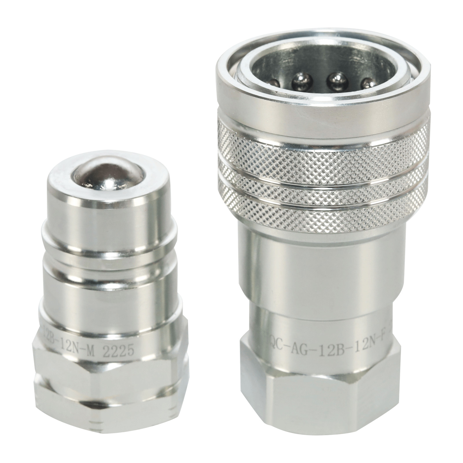 3/4″ AG Hydraulic Quick Couplers Set - 3/4″ NPT Thread