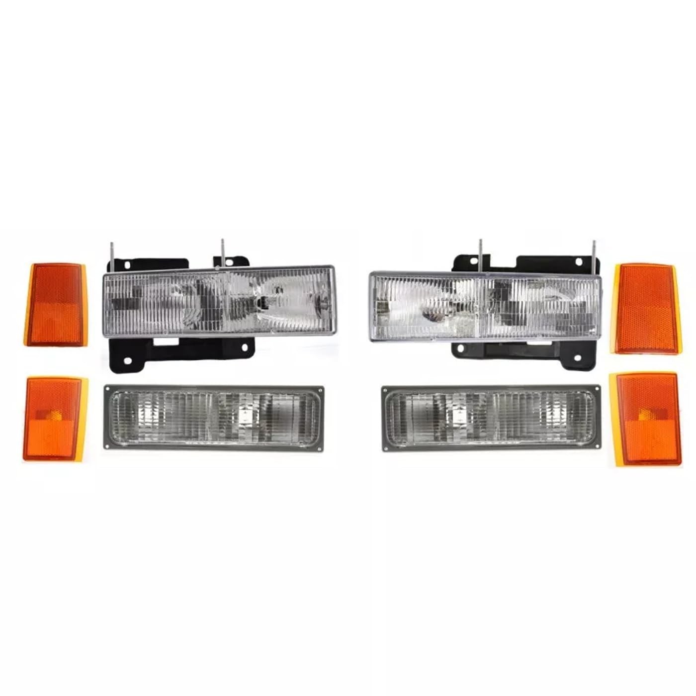 Headlight Assembly for Chevy C1500 K1500 1990-1993