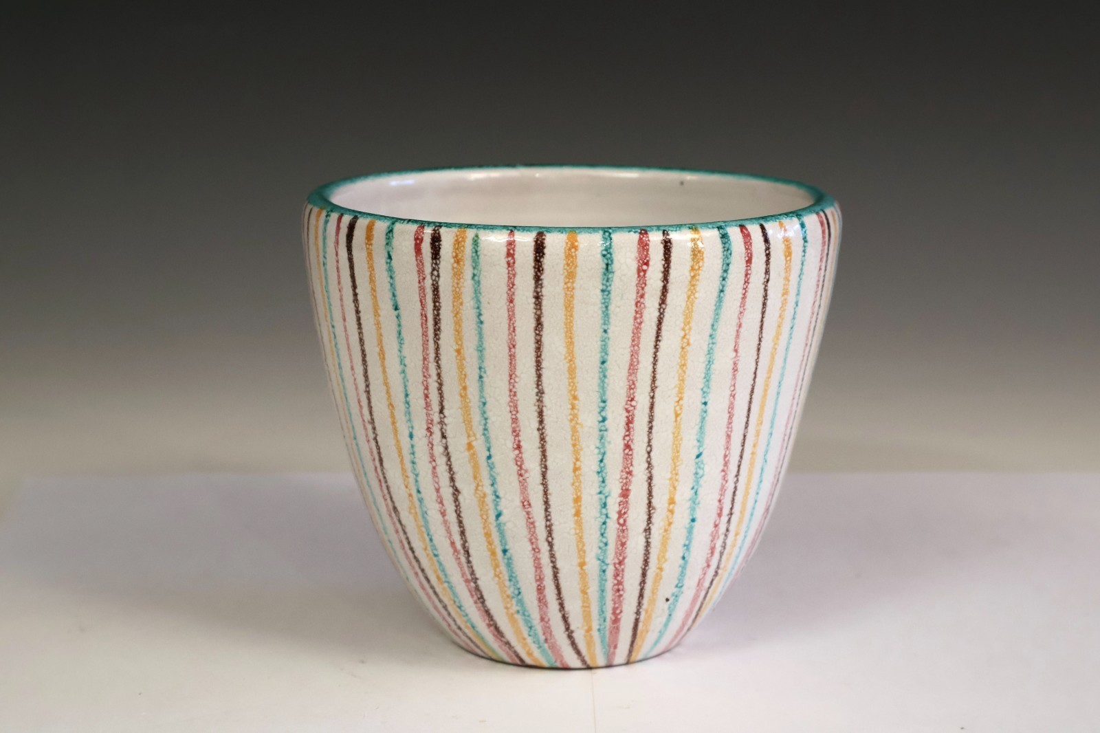 Bitossi Aldo Londi Pottery Linea Ztaly Signed Raymor Italian 1950\'s Vase Bowl