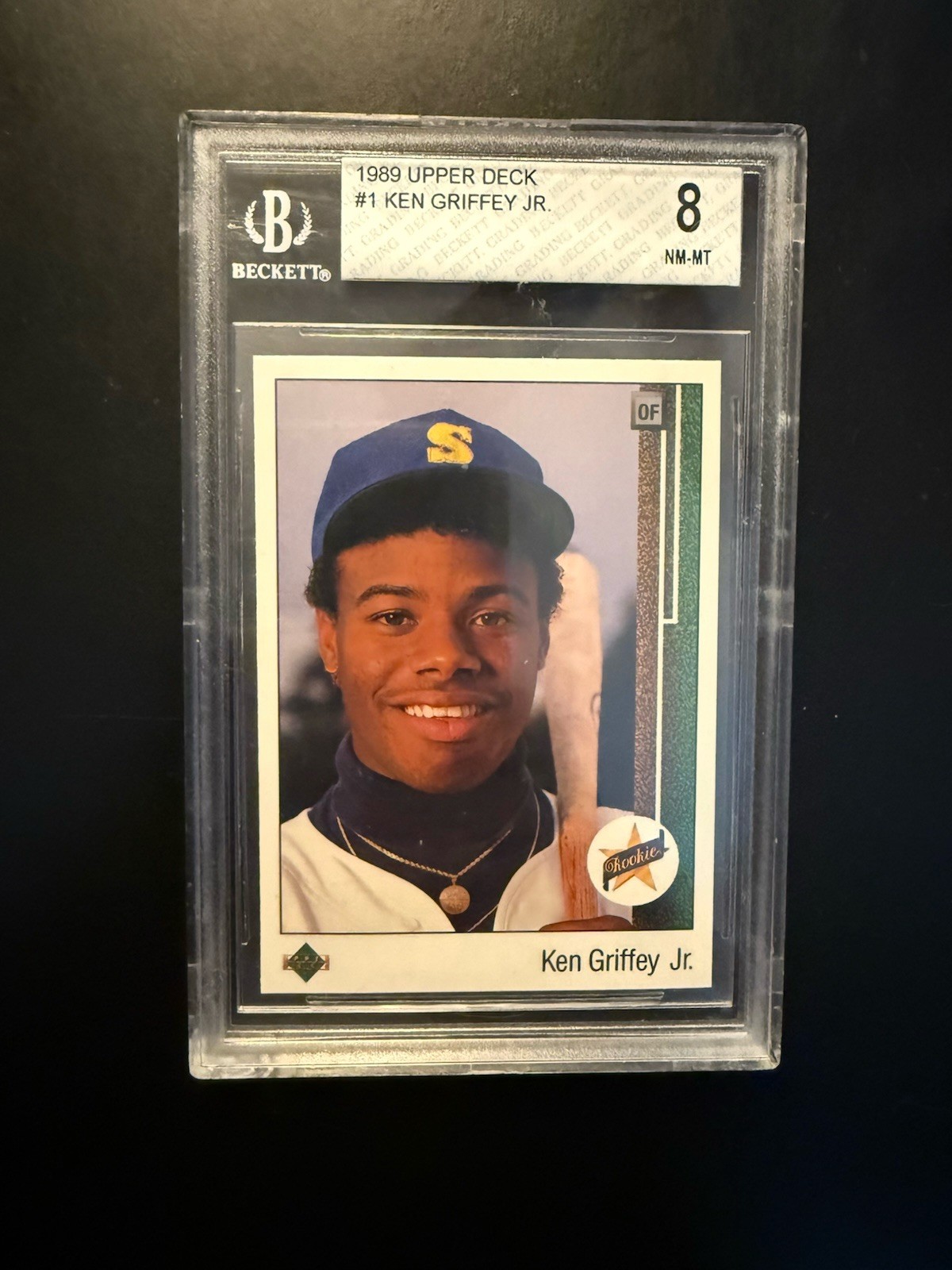 1989 Upper Deck - Ken Griffey Jr - PSA 8 - With Subgrades 1989 Upper Deck - Ken Griffey Jr - PSA 8 - With Subgrades