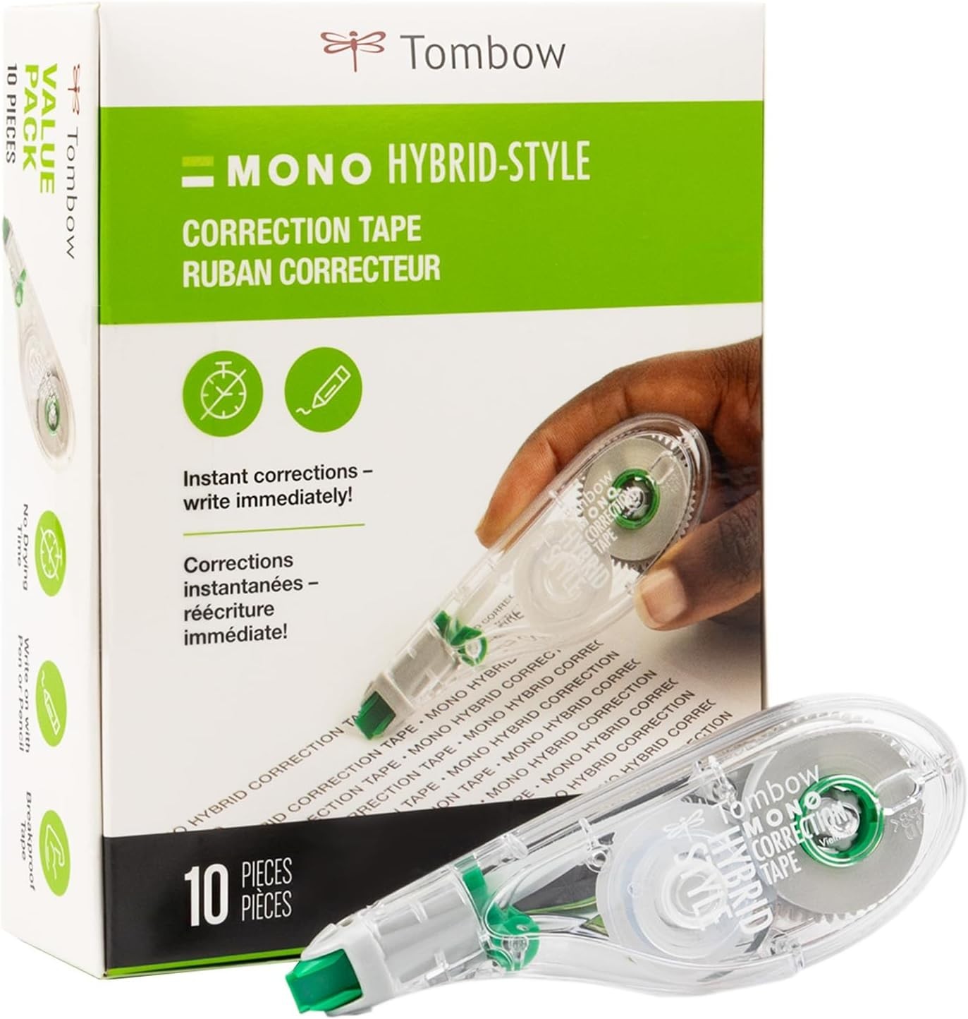 Tombow Mono Hybrid Correction Tape Instant Dry White Tape 1/6\