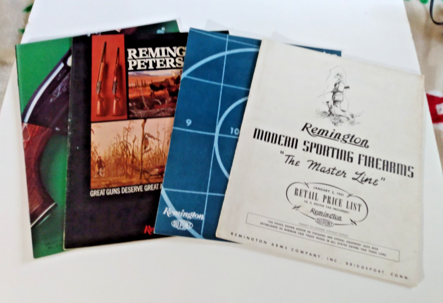 Four Vintage REMINGTON FIREARMS Catalogs, 1941, Two 1971 and 1976 Four Vintage REMINGTON FIREARMS Catalogs, 1941, Two 1971 and 1976