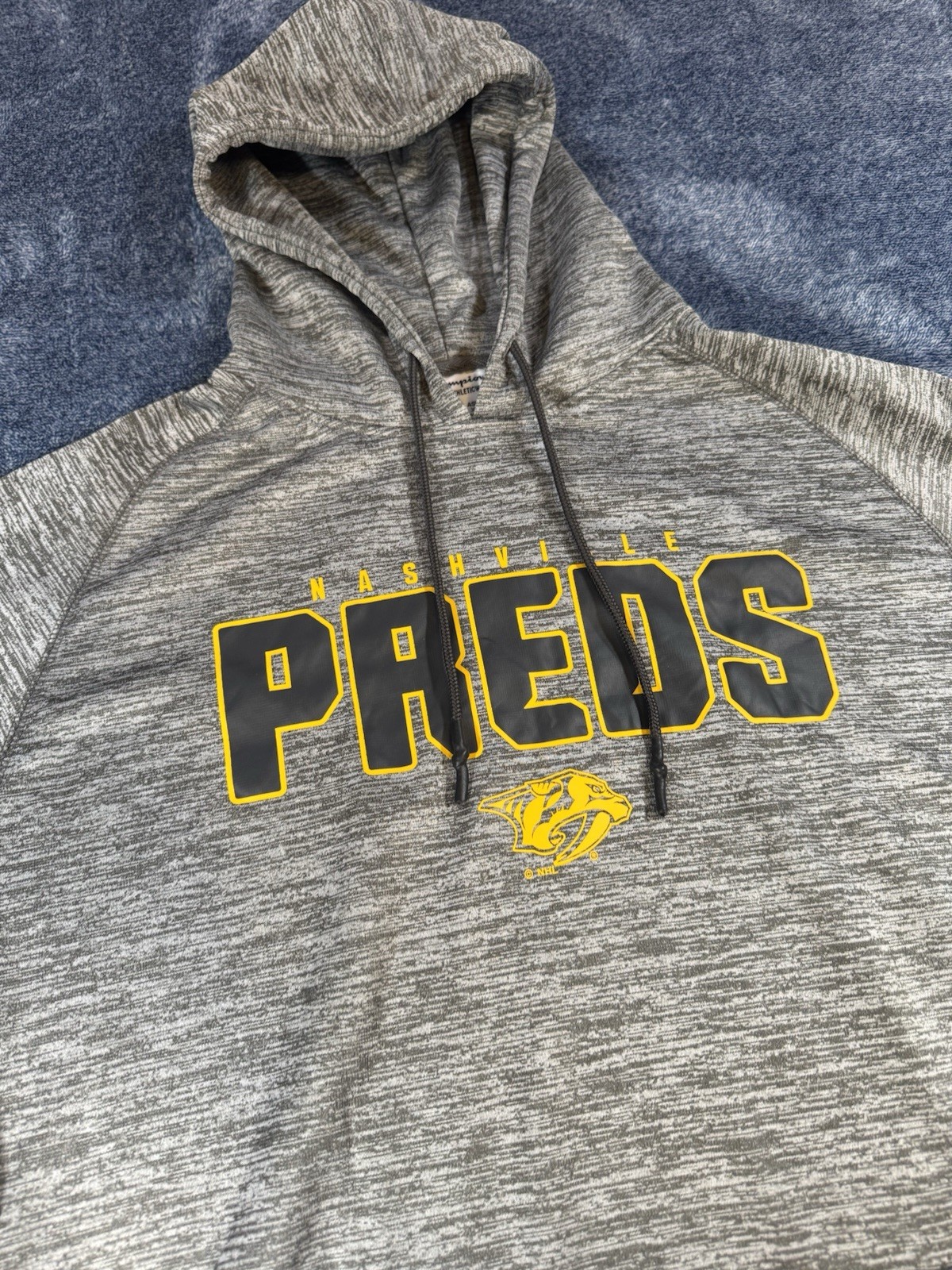 Nashville Predators Hoodie Men's Large Champion Athletic Performance