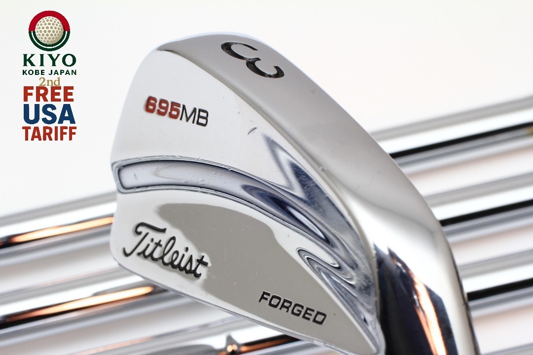 7Pcs Titleist 695MB FORGED Iron Set 3-8,PW Stiff Flex DG S200 Steel RH Irons
