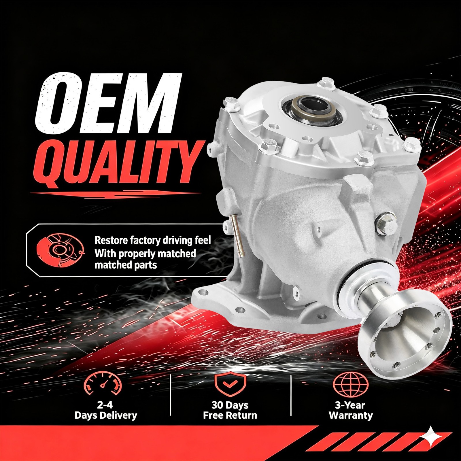 LR051076 Transfer Case Assembly fit Land Rover Range Rover Evoque 2012-18 2.2L LR051076 Transfer Case Assembly fit Land Rover Range Rover Evoque 2012-18 2.2L