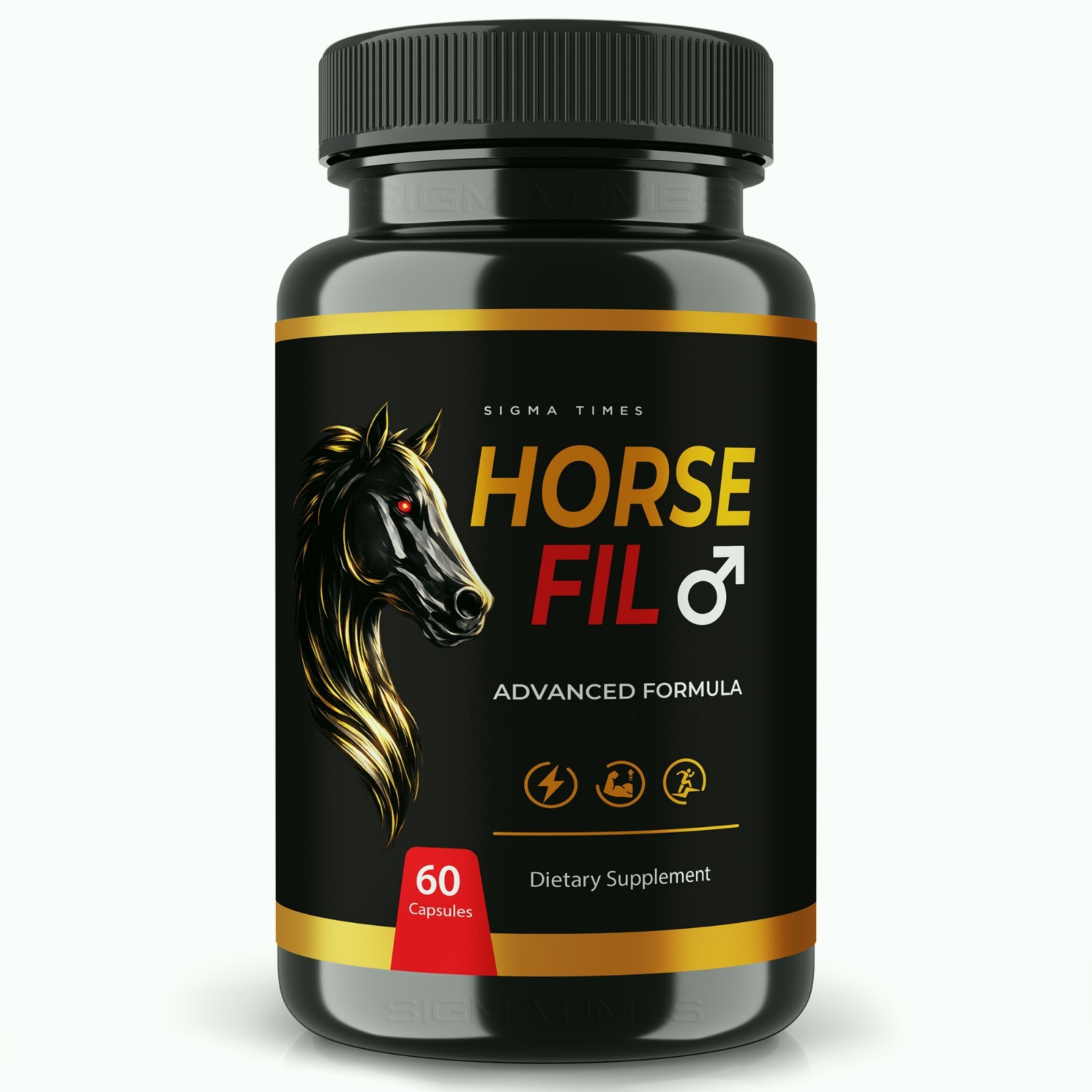 HorseFil Capsules for Men, Horse Fil Pills, Male Performance Supplement 60ct