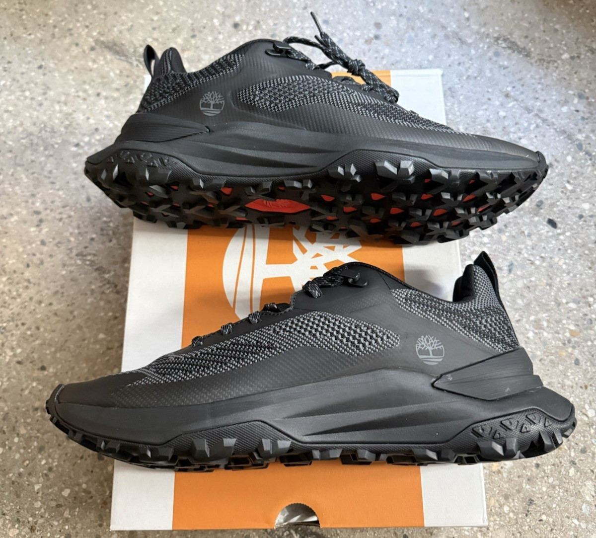 Timberland Motion Access Sneaker Blackout Knit Men\'s Black Hiking Shoes Size 11 Timberland Motion Access Sneaker Blackout Knit Men\'s Black Hiking Shoes Size 11