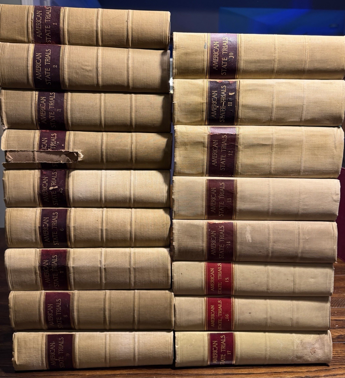 American State Trials Complete 17 Volume Set 1914-1936 John D. Lawson Law Books