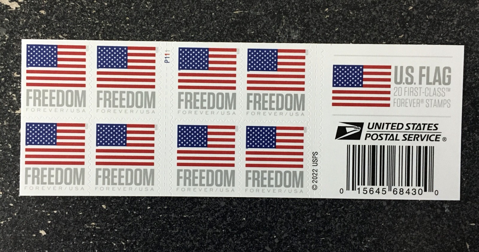 2023USA #5790a Forever U.S. Flag US Freedom - Booklet of 20  Mint  (APU) (#P111)