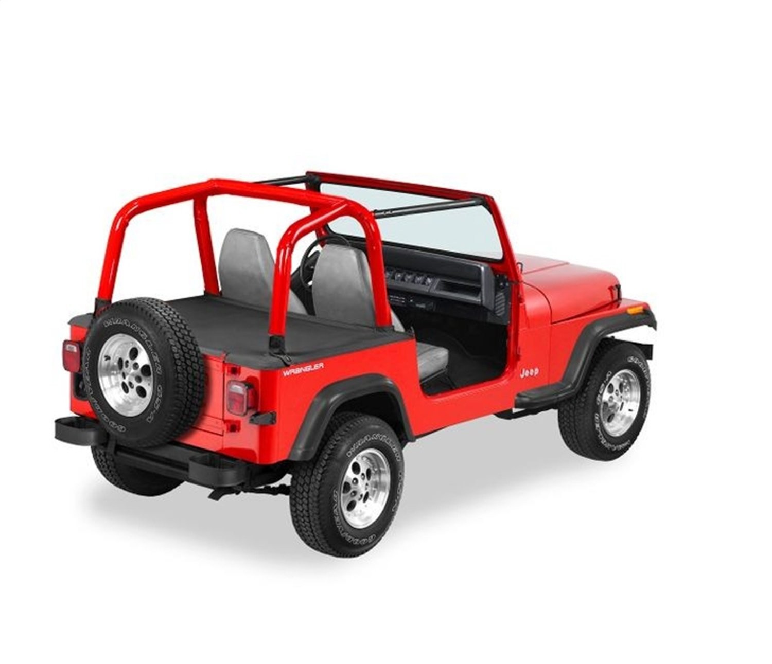 Bestop Duster Deck Cover Black Denim 9000815 for Jeep Wrangler YJ 1992-1995