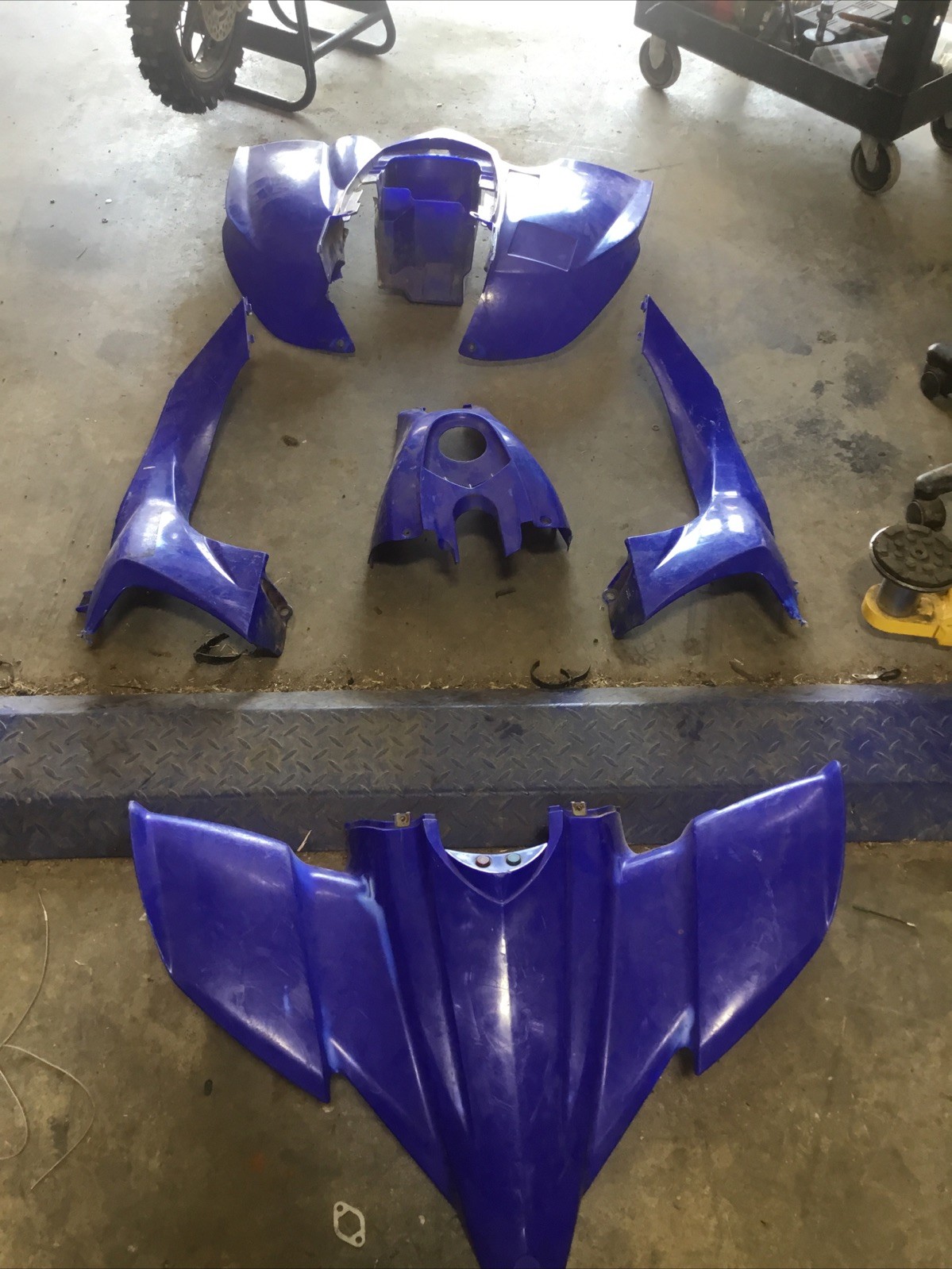 04-13 Yamaha Yfz450 Yfz 450 Plastics Kit (carb Version)