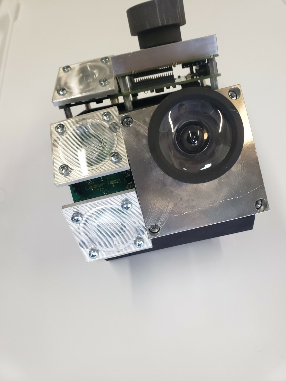 LeddarTech M16 Sensing LiDAR Module with veoneer radar sensor LeddarTech M16 Sensing LiDAR Module with veoneer radar sensor