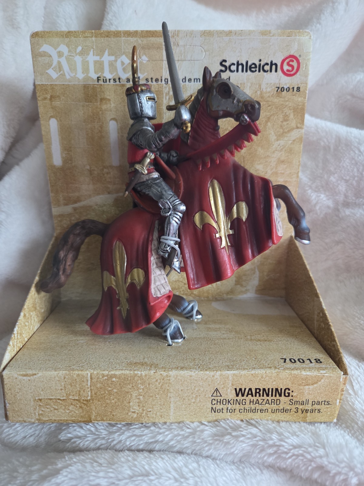 Schleich 70018 Prince on Reared Up Horse Brand New In Original Package Armor