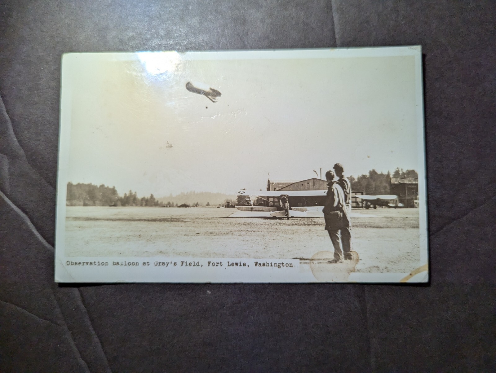 1941 USA PPC Postcard Cover Tacoma WA to San Rafael CA Observation Balloon 1941 USA PPC Postcard Cover Tacoma WA to San Rafael CA Observation Balloon