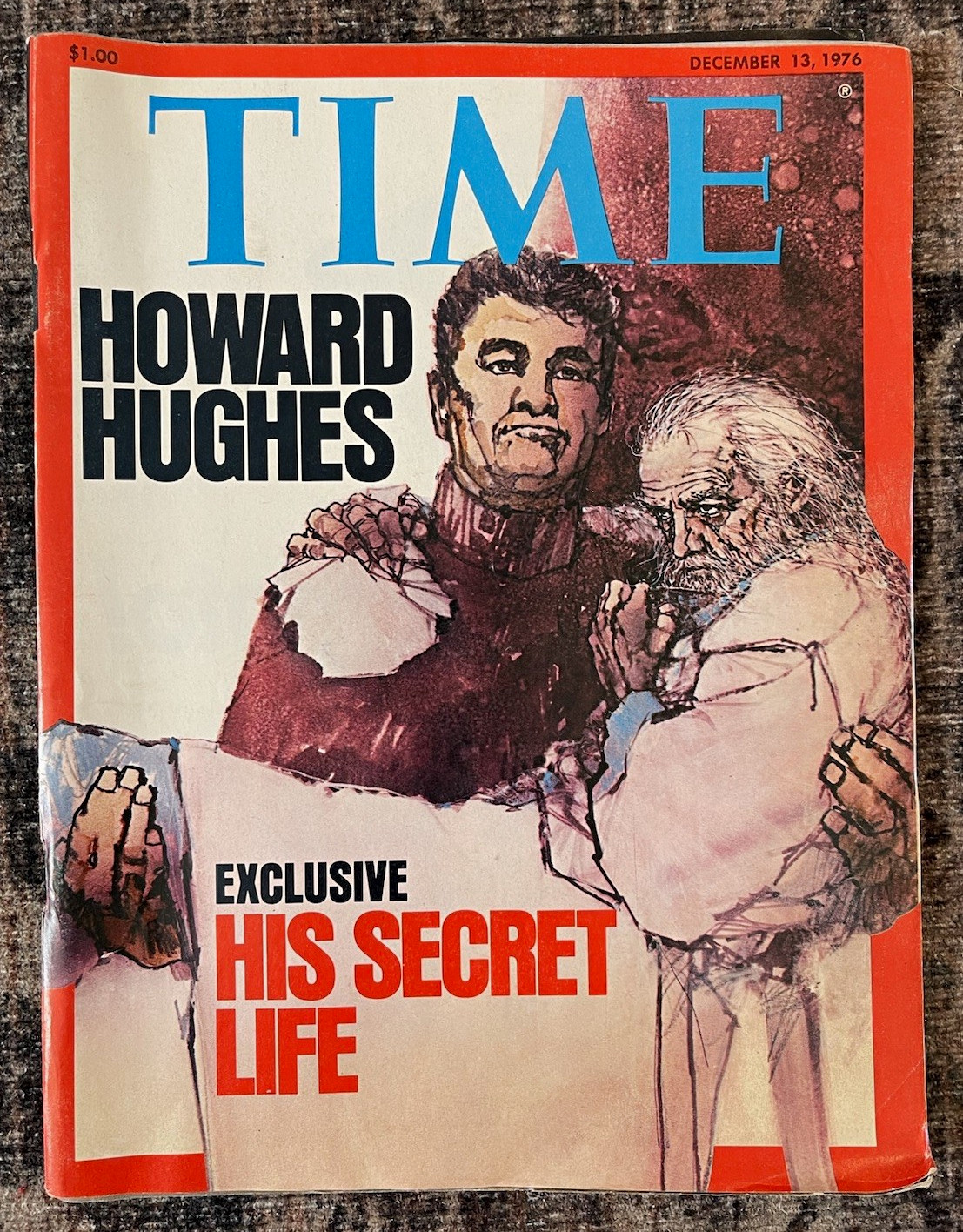 TIME Magazine Dec 13 1976 Howard Hughes His Secret Life Vintage Issue