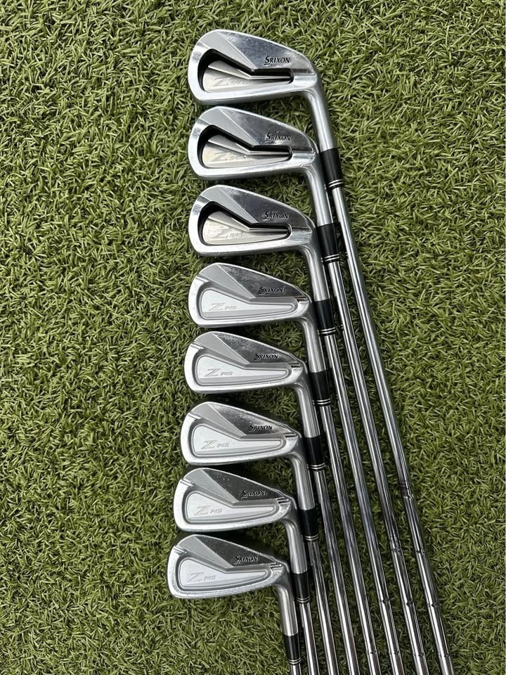 *GOOD* SRIXON Z545/Z745 COMBO IRONS 3-PW DYNAMIC GOLD S300 STIFF 7i-37\